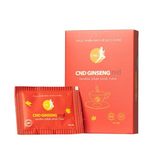 Nhân sâm hòa tan CND GINSENG Red Hộp 07 gói