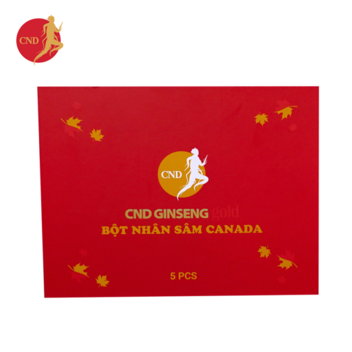 Set 5 bột nhân sâm CANADA CND GINSENG Gold