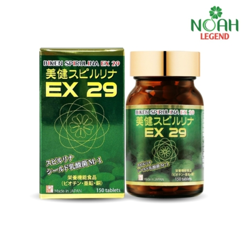 Viên uống tăng sức đề kháng và phục hồi thể lực BIKEN SPIRULINA EX 29