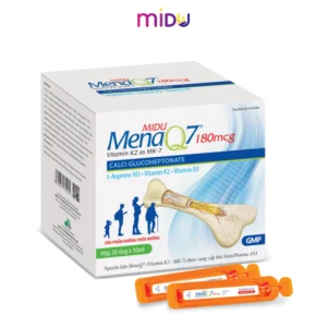 Midu MenaQ7 180mcg – Phát triển chiều cao và chuyển hóa canxi hiệu quả mọi lứa tuổi